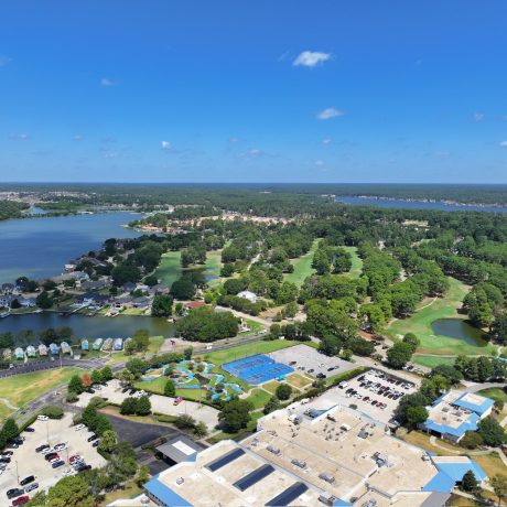 Aerial View of Twisted Parrot RV Resort